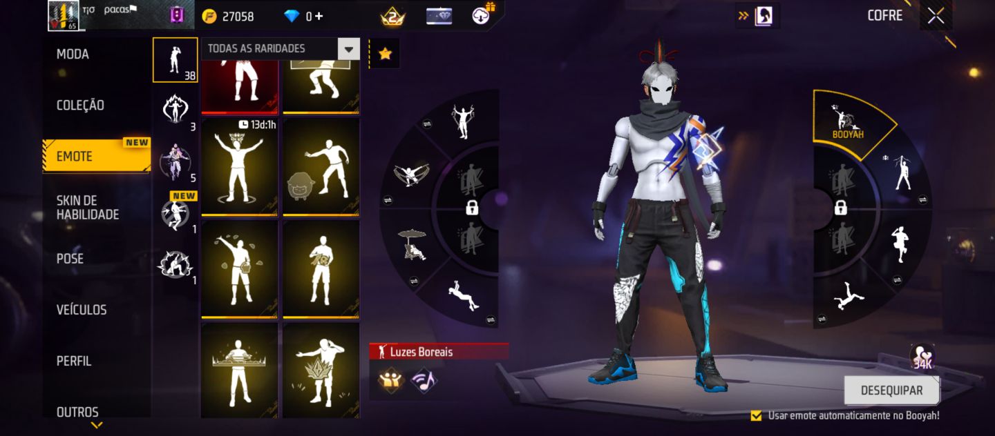 Conta free fire
