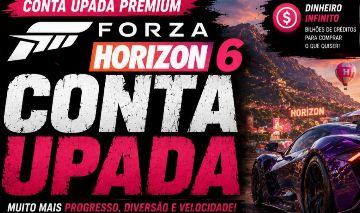 CONTAS UPADAS FORZA HORIZON 6 TODOS OS CARROS, CR 1 BILHÃO - PC / XBOX / STEAM