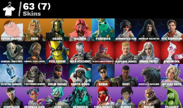 FORTNITE conta mais de 63 skins e muitas picaretas