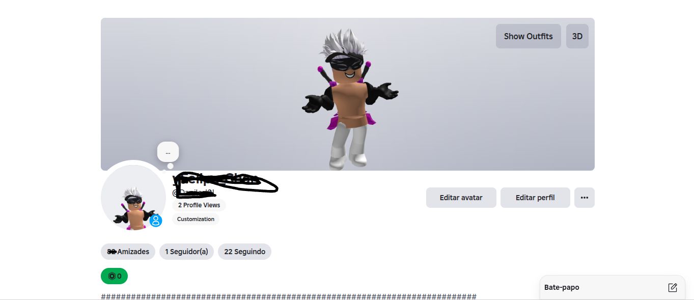 ROBLOX | CONTA BASICA DE 2022!