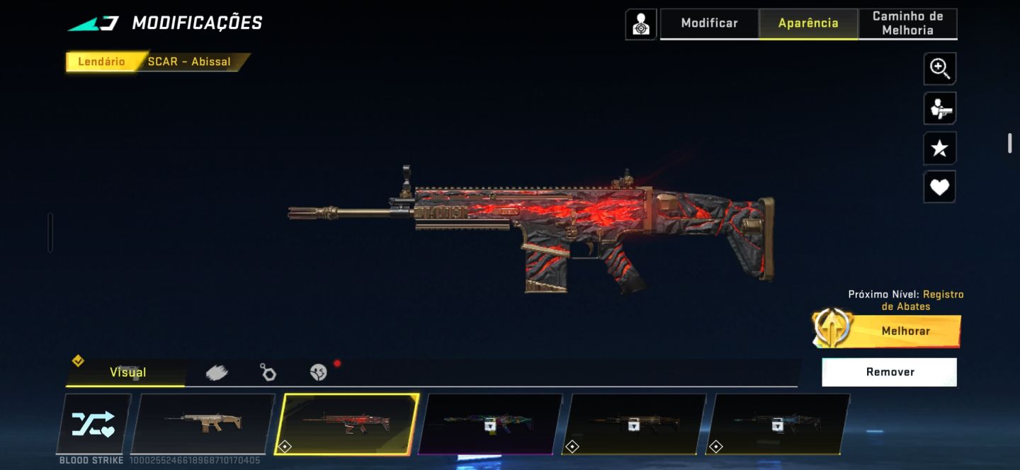 Conta blood com aug eterna+ lâmina força sombria+ultras+lendárias!