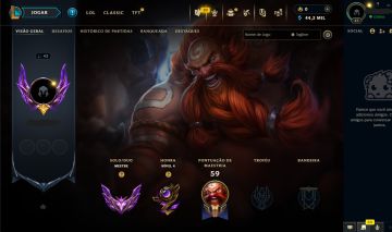 Conta Mestre 80% de WINRATE Troca de Nick Disponível + Mt Espólios