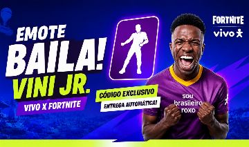 Emote Baila Vini Jr Fortnite Código Original | Entrega Automática | Limitado