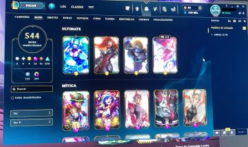 CONTA LOL 544 SKINS + VALORANT | CONTA 2015 | LV 844 | BR