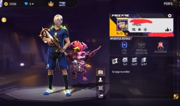 CONTA FF: SELEÇÃO BRASIL + AUG ECLIPSE + DRAKINHO + TROCA NICK!