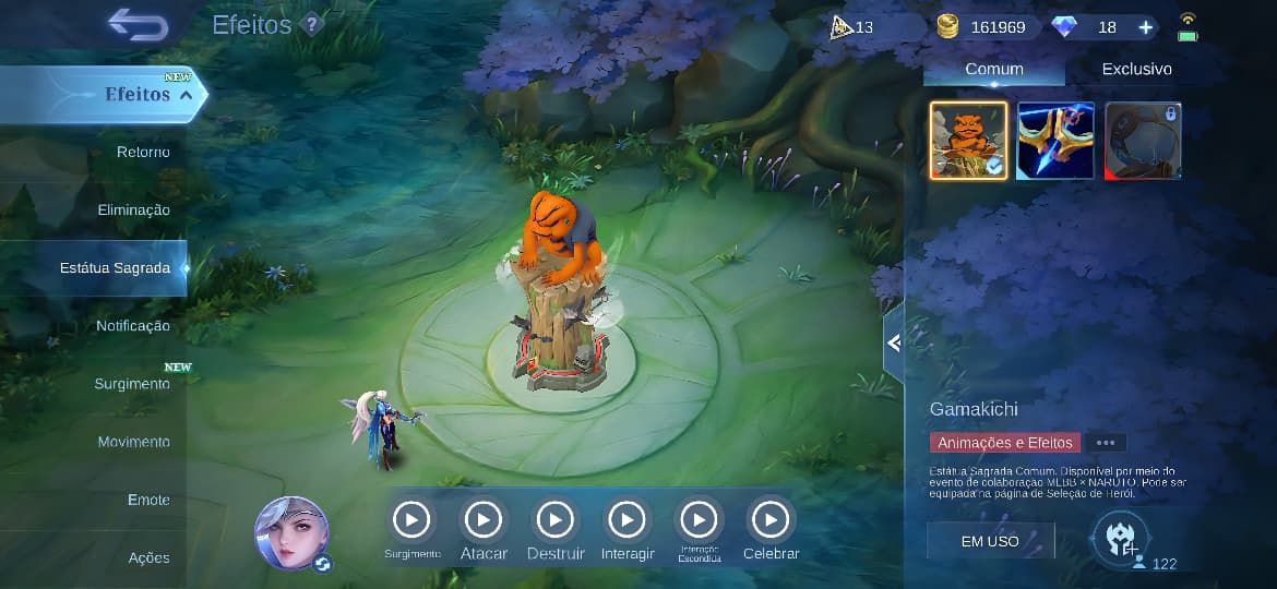 Conta Mobile Legends - 326 Skins Legends e Raras - Informações de Login Alterave