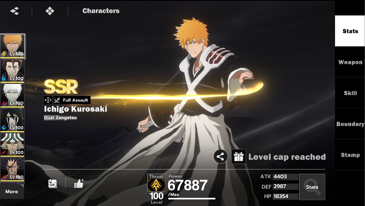Conta TOP Bleach Soul Resonance - 4 B6 + 45K JADE