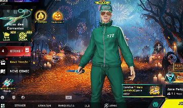 Conta Blood-Strike - com 3 skin de faca