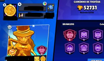 52K+ TROFÉUS - SKINS EXCLUSIVAS - RARA!! Contas Brawl Stars - Antigas