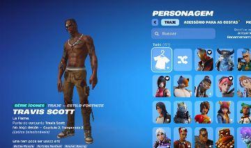 Conta rara com vários passes antigos , travis scott, Lara croft