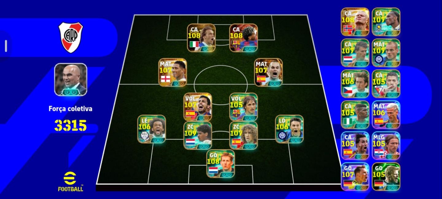 Conta de efootball móbile 3320