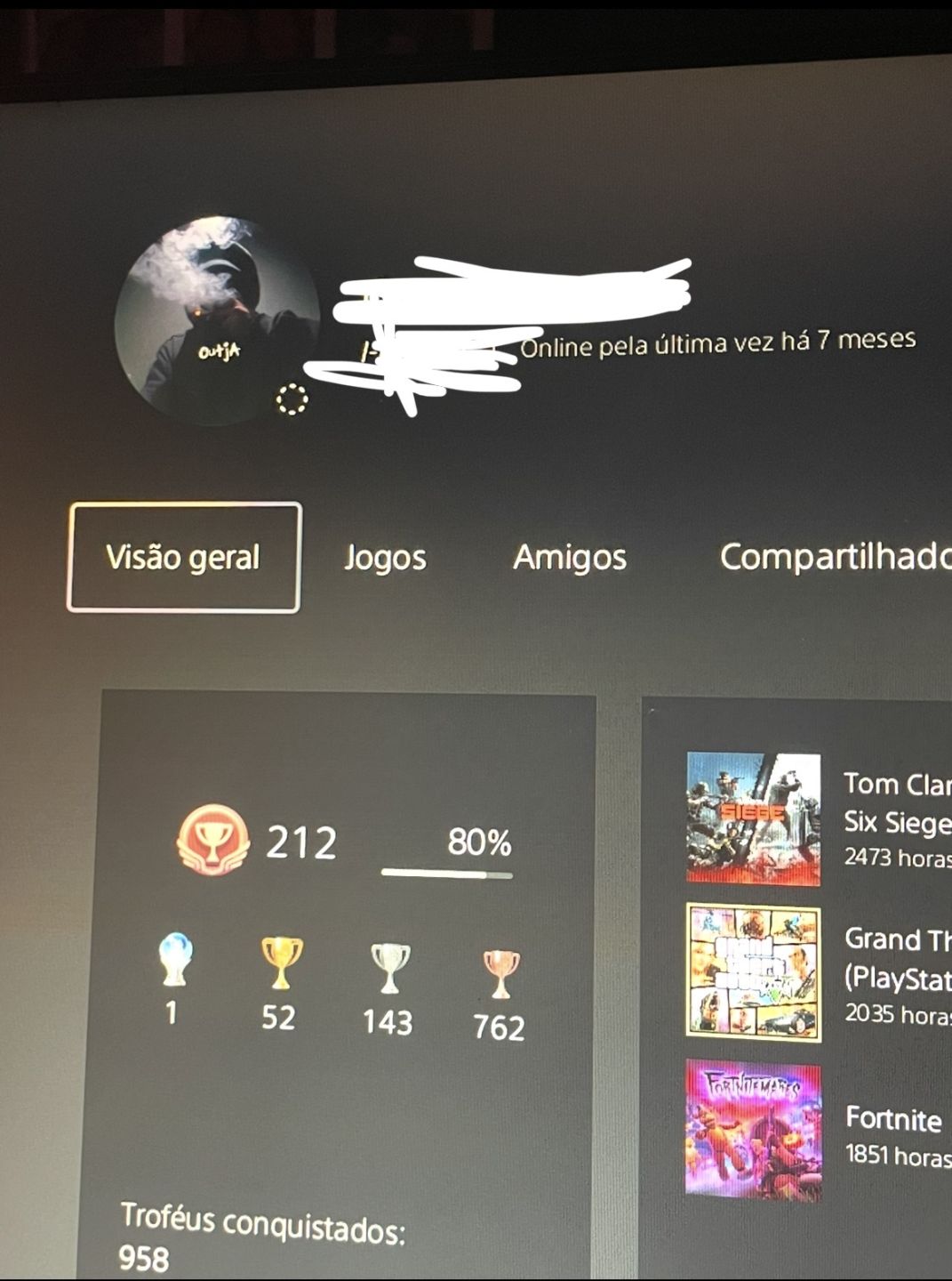 CONTA PSN, JOGOS COMPRADOS, CONTA NO GTA ONLINE, FORTNITE, ROCKET LEAGUE