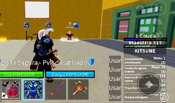 CONTA BLOX FRUITS KITSUNE ++ SKINS PAGAS