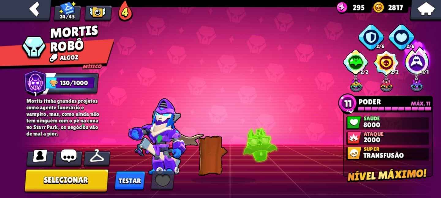 Conta com brawl pass ativado e com Skina lendarias e muitos brawlers muito boa