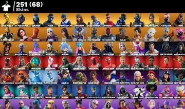 CONTA FORTNITE COM PARADIGMA ESTILO OG/MIDAS GOLD E 251 SKINS