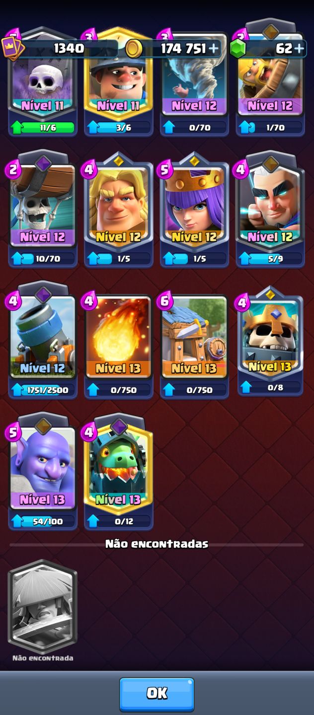 CONTA DE CLASH ROYALE MUITO UPADA, ARENA 26, 10600 TROFÉUS