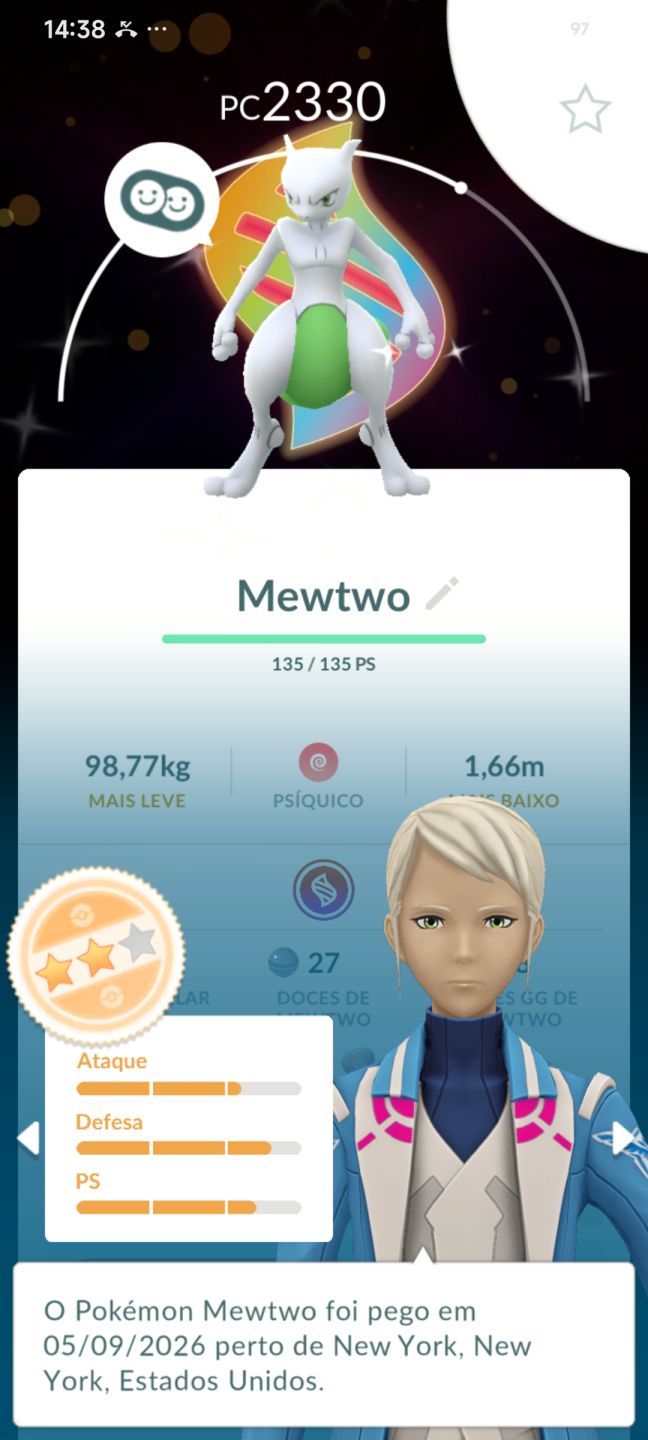 Conta Pokémon Go Com 4 Lendários Shiny