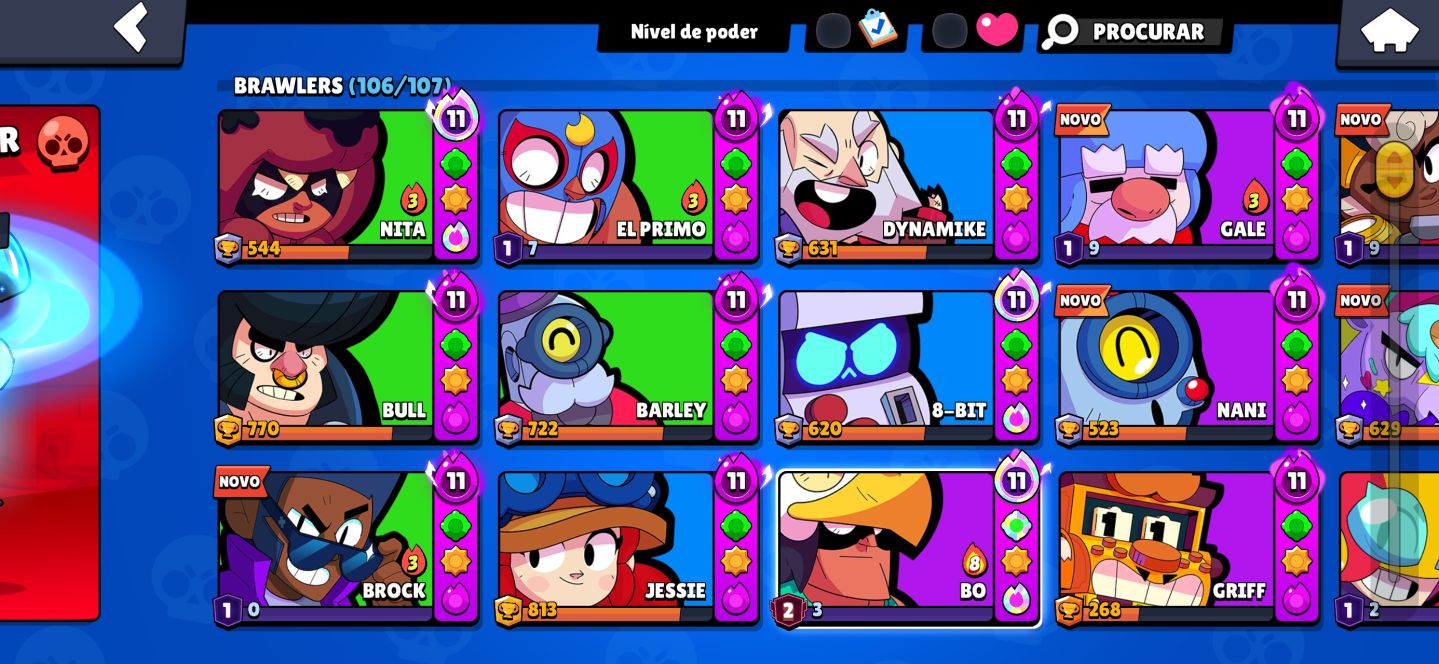 Conta brawl 2020, rara!! 52k de troféus!!!!