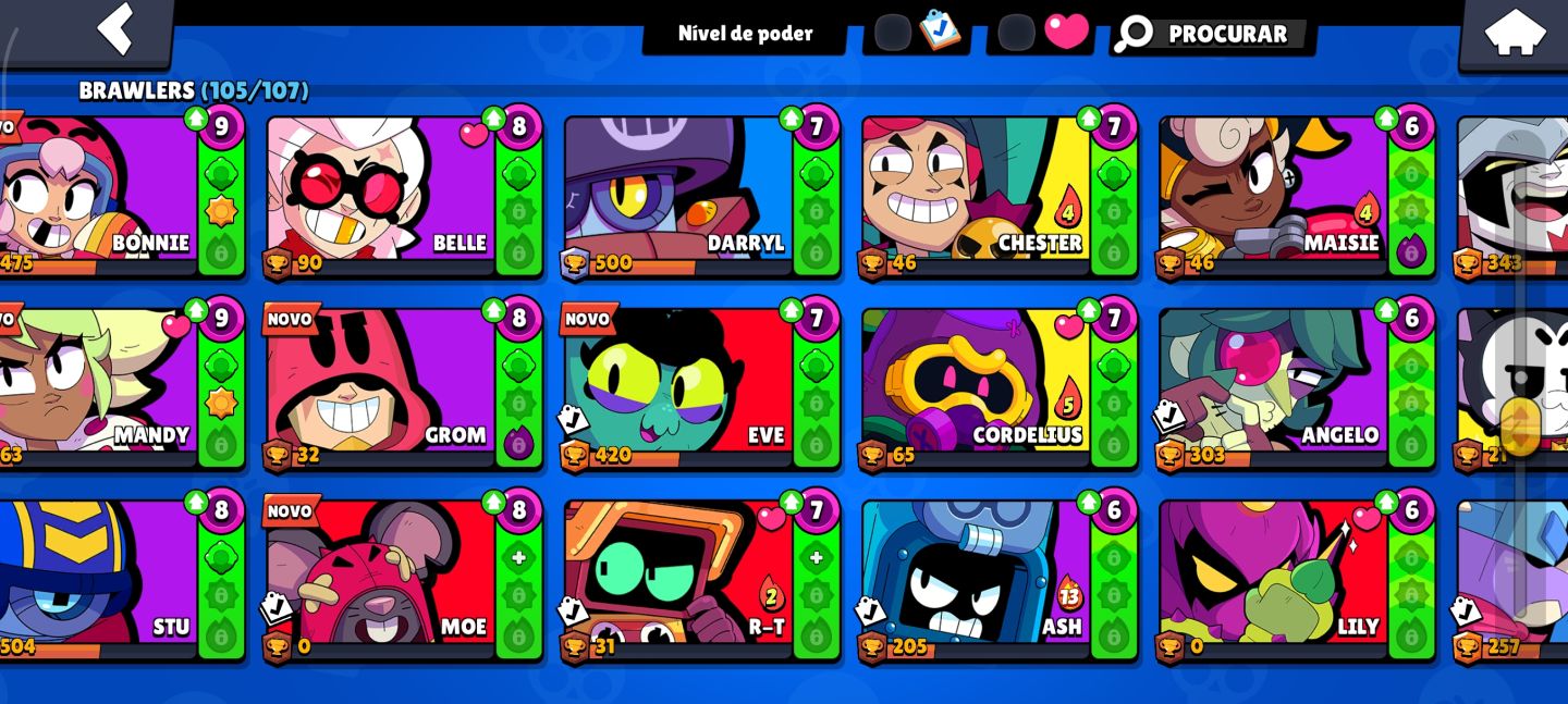 Conta Brawl Stars 55K