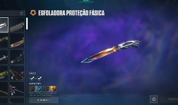 CONTA VALORANT FACA PHASEGUARD, VANDAL RGX E SHERIFF NEO OESTE