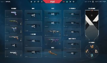 CONTA VALORANT / CARDS BETA / COM SKINS