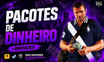 GTA 5 ONLINE PC - PACOTES DE DINHEIRO + BRINDES (MELHOR PREÇO E MAIS BARATO)