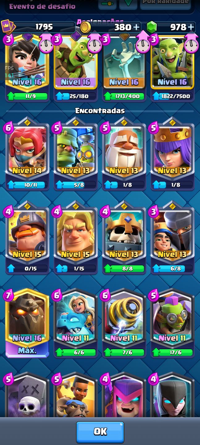 Conta Clash Royale level máximo