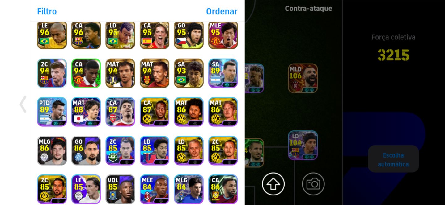 Conta efootball melhor Ronaldinho