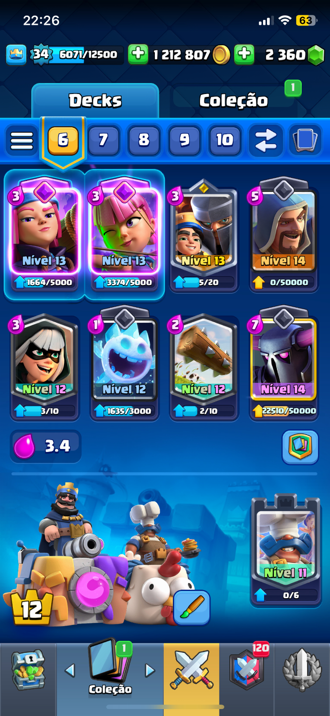 PROMOÇÃO CONTA CLASH ROYALE MUITO BOA