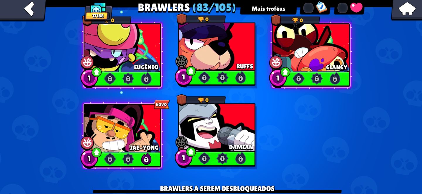 CONTA BRAWL STARS NO PREÇINHO ! (Tem muitas skins , moedas , prestígios e mais!)