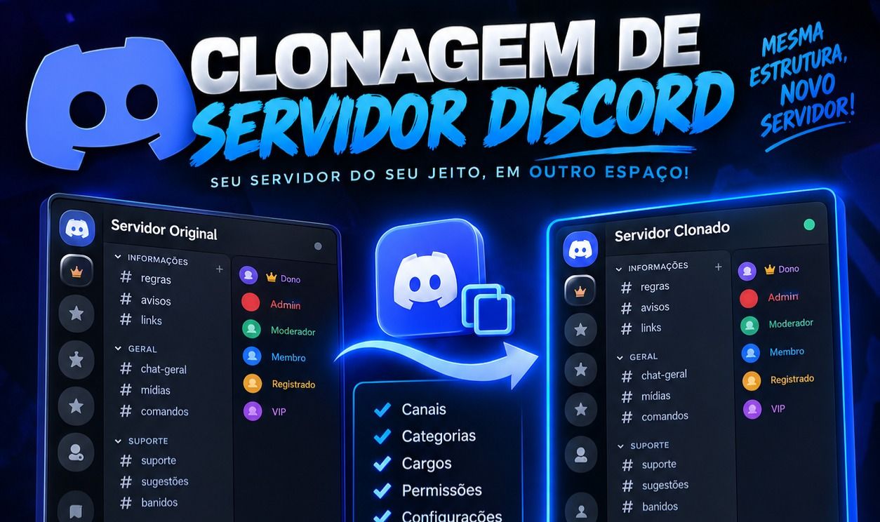 Clonagem de Servidor Discord
