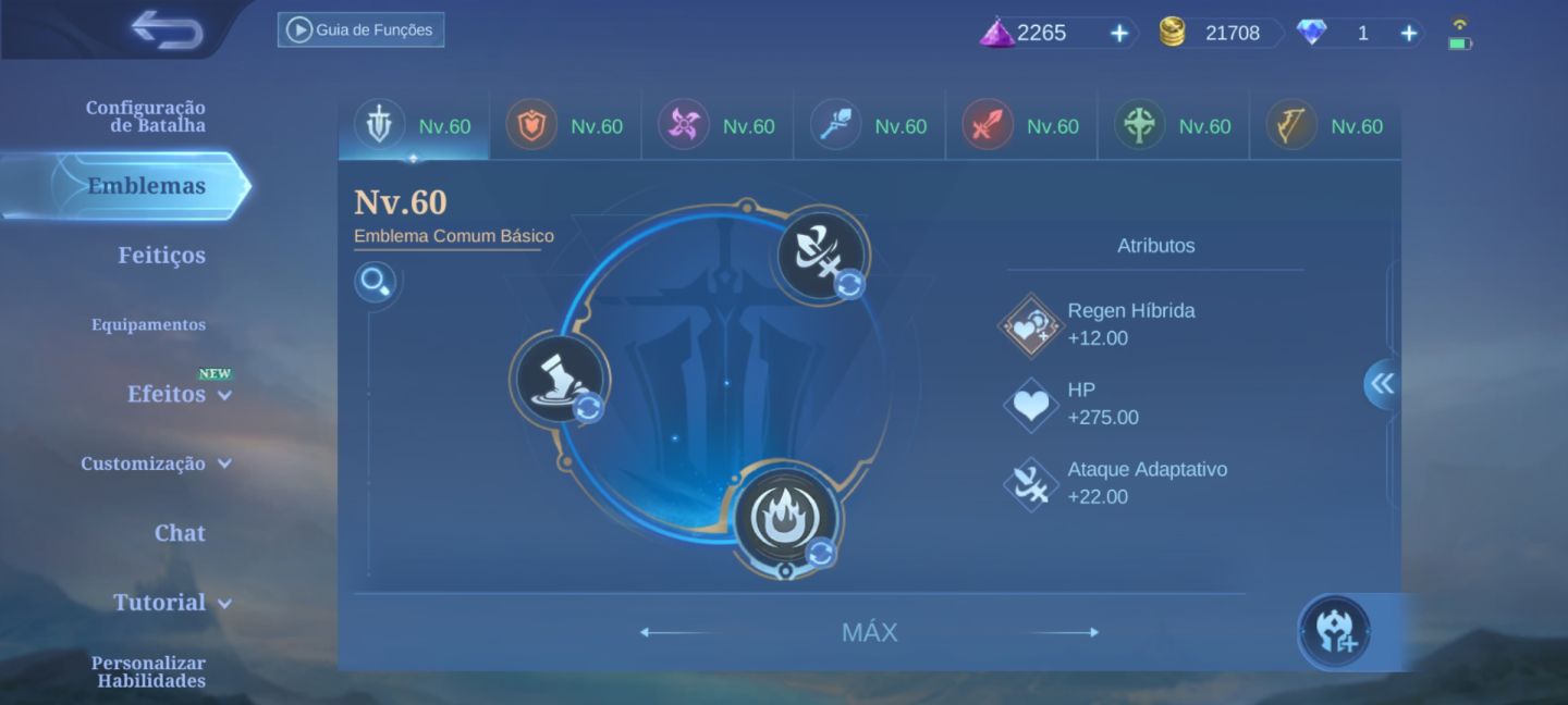 Conta de mobile legends com 330 skins e todos os personagens