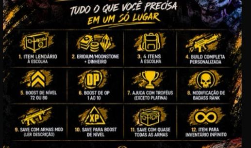 (PS4) Borderlands2 & TPS Boosts, Drops, trofeus e mais!