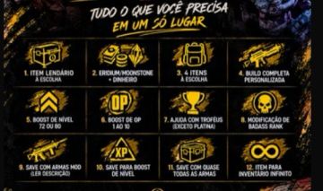 (PS4) Borderlands2 & TPS Boosts, Drops, trofeus e mais!