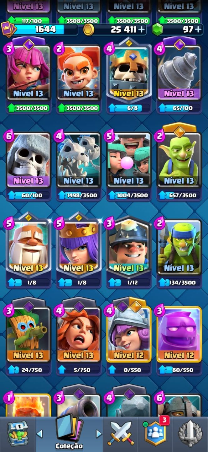 CONTA CLASH ROYALE +14K TROFÉUS!!!