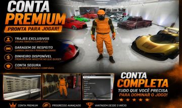 Conta OG Para GTA Online PS5/PS4/xboxSeries Trajes + 200 milhoes gasto na conta