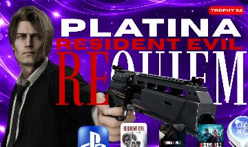 PLATINA RESIDENT EVIL REQUIEM PLAYSTATION TODOS OS TROFEUS/CONQUISTAS