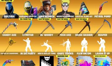 Conta de fortnite recheada de itens raros