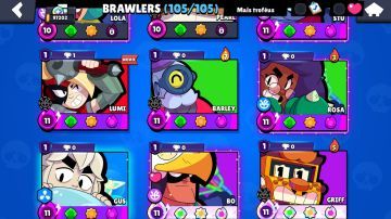 CONTA BRAW STARS FULL 98K DE TROFÉUS