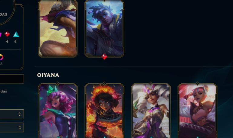 CONTA LOL SKINS
