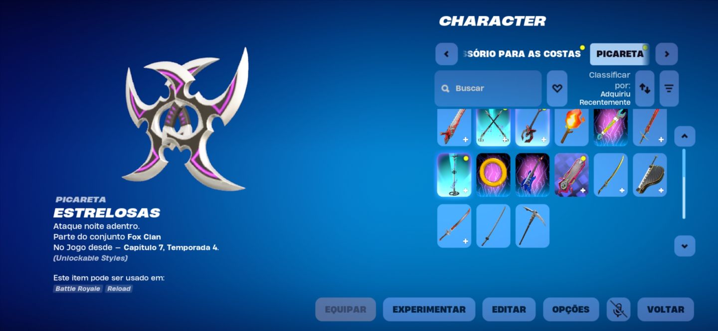 Conta epic games com skins de fortinite, saldo na conta e Hogwarts Legacy