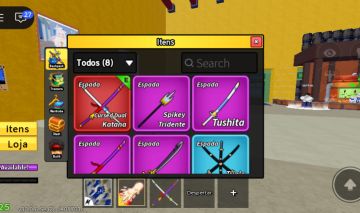Conta de blox fruit intermediária com 175 robux pendente para cair na conta