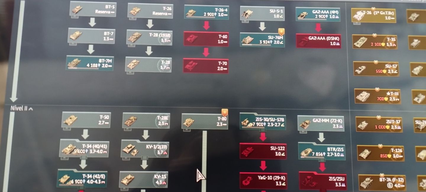 CONTA WAR THUNDER/6.7 EUA/6.7 ALEMANHA/III USSR