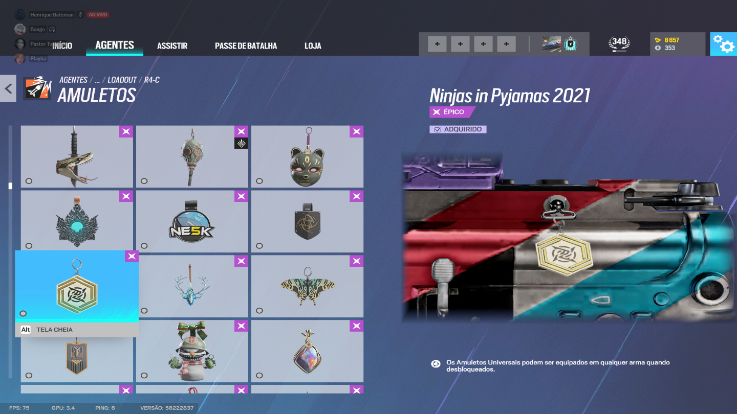 CONTA DE R6 RARA E COM MUUUUITA COISA!!!!!!