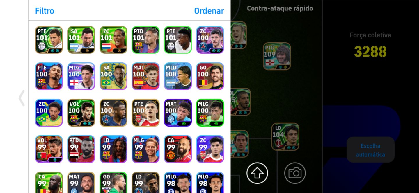 CONTA DE EFOOTBALL