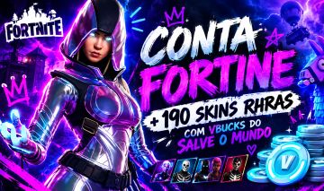 Conta Fortnite Fundador 190+ skins + Glow