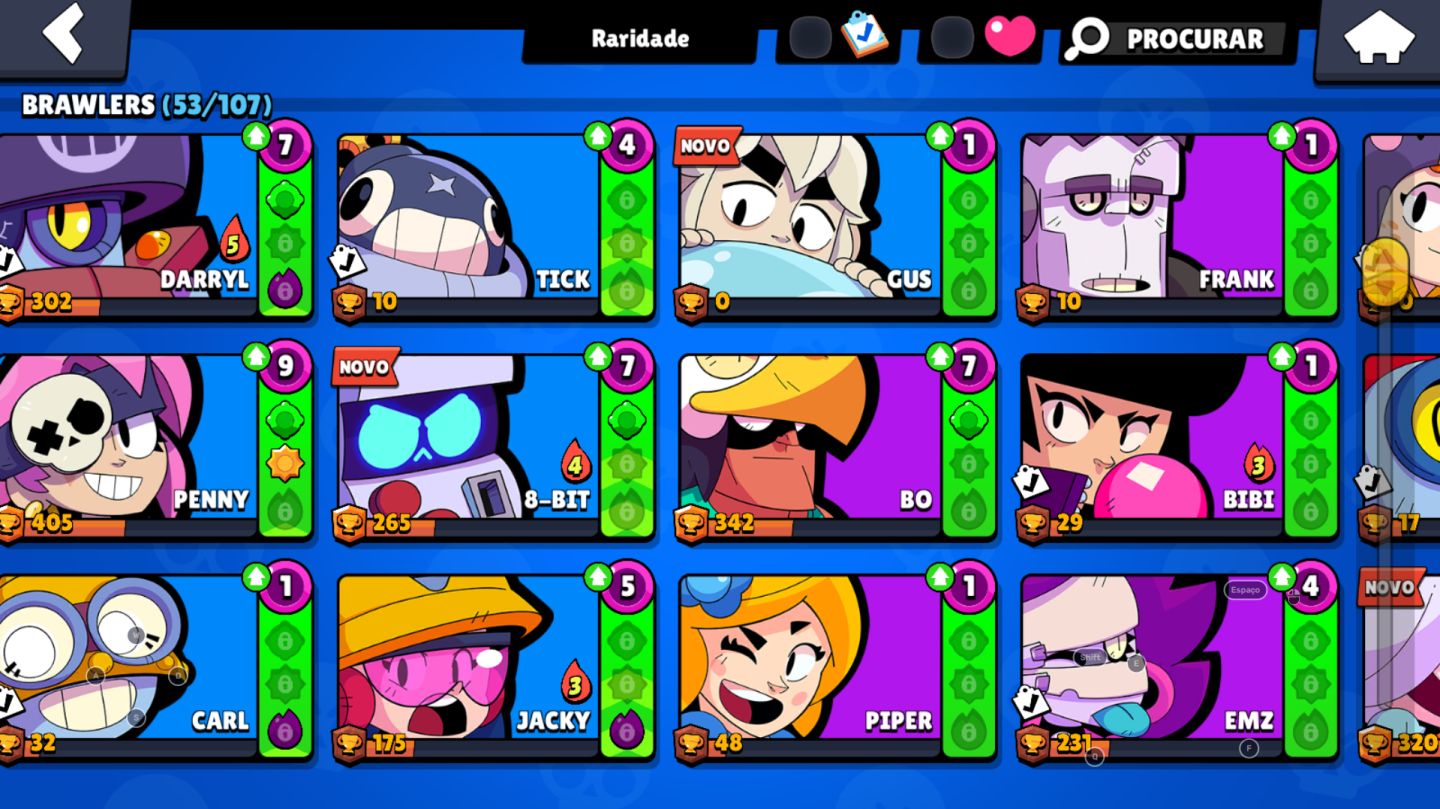 Conta Brawl Stars Com varios lendarios e skins exclusivas do kenji e de passes