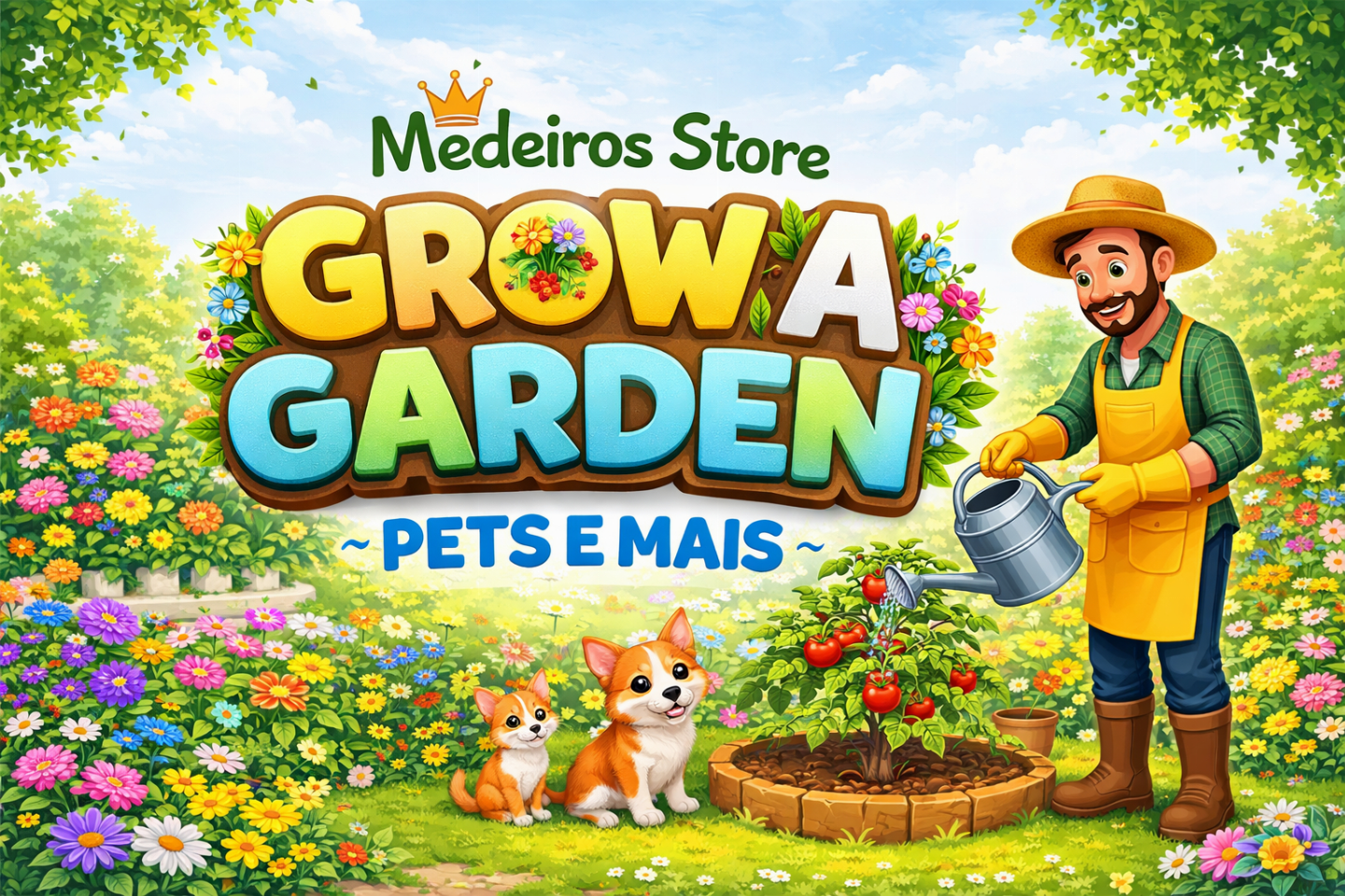 Easter Bunny!!! GROW A GARDEN MEGA PROMOÇÃO