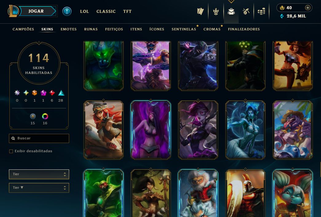 CONTA UNRANKED - 114 SKIN - FULL CHAMP + PREÇO BAIXISSIMO! - 100% SEGURA!