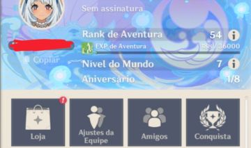 Conta genshin